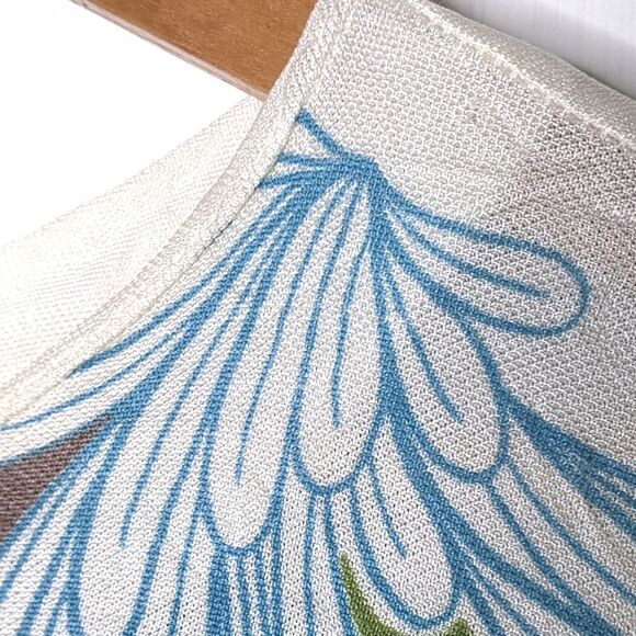 Vintage Sixties Pattern Tunic Length Sweater size M - Picture 2 of 12